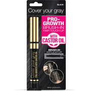 Cover Your Gray Pro-Growth Brush-in Hair Touch-up with Castor Oil - Cover Your Gray - Cover Gray Hair, Roots, and Thinning Hair in Seconds