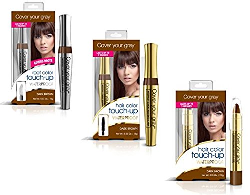Cover Your Roots Waterproof Gray Coverage Variety Pack - 3 Piece Set - coveryourgray