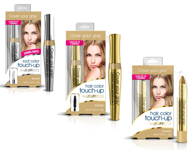 Cover Your Roots Waterproof Gray Coverage Variety Pack - 3 Piece Set - coveryourgray