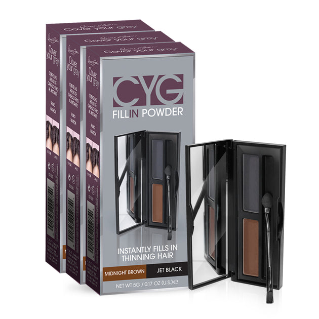 Color Powder Fill Fill in Powder Pro - Value 3-Packs – Cover Your Gray - Cover Gray Hair ...